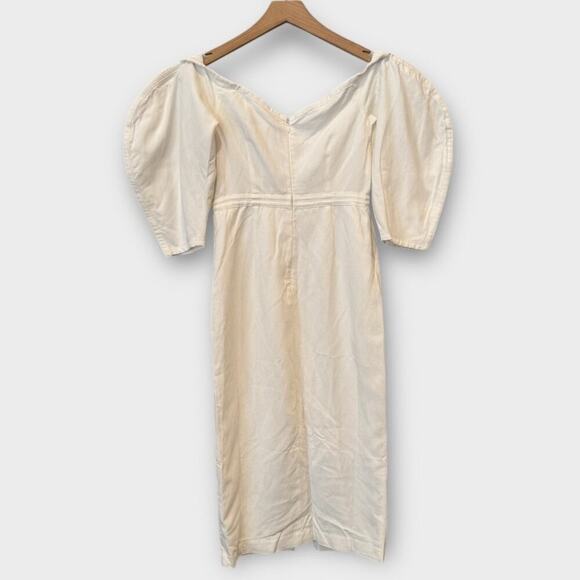 NWT Mara Hoffman Ivory Leonara Dress Size 2 - Picture 10 of 16